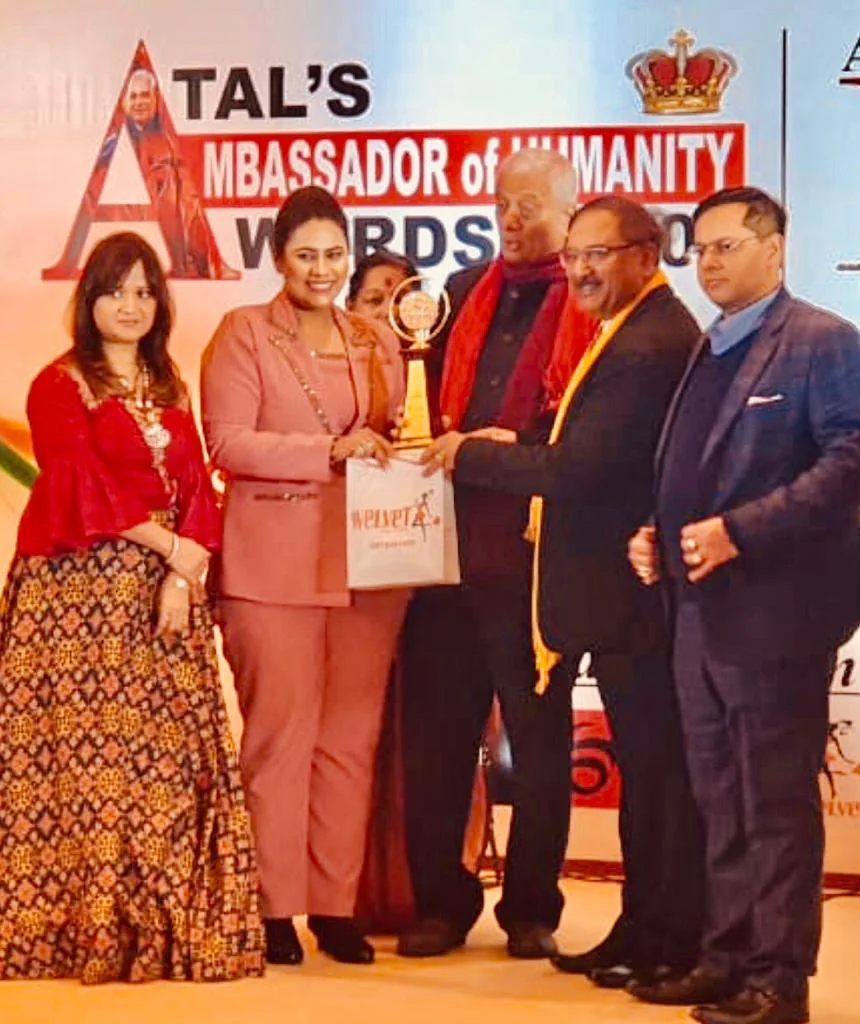 Dr. Neetti Katyal at a formal event.